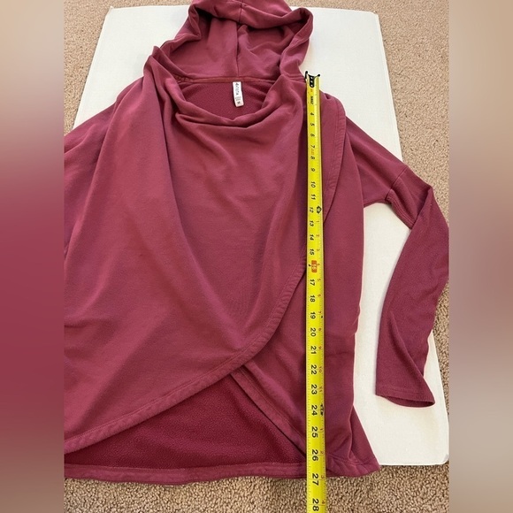 Athleta Purana Wrap Hooded Sweatshirt Size XS - Picture 7 of 10